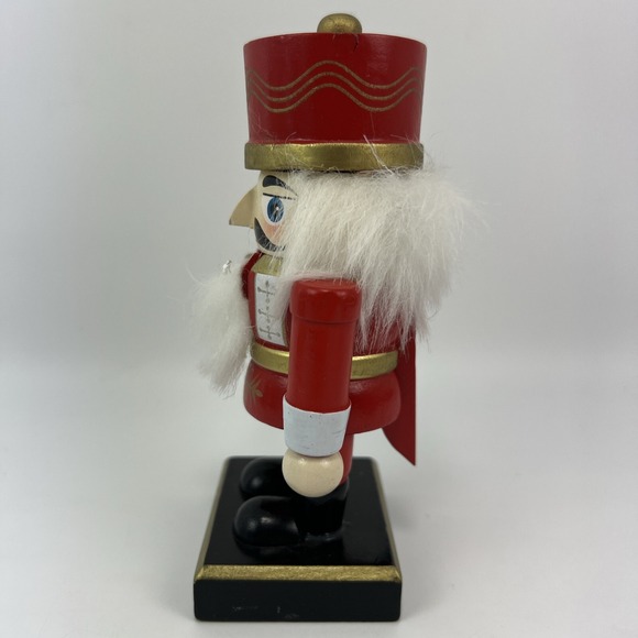 Lot Of 4 Merry Brite Nutcracker Wooden Figurines 6" Inches Tall - Picture 13 of 16